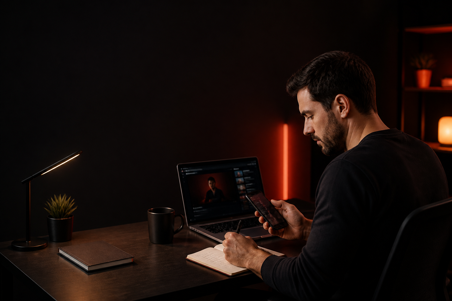 Realny użytkownik korzystający z platformy MLMflix